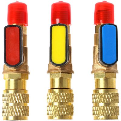 SANS MARQUE Vanne À Boisseau Sphérique De Réfrigérant De Climatisation, Adaptateur De Vanne À Boisseau Sphérique D'Arrêt Droit Pour Tuyaux De Charge R22 R410a Outils De Réfrigérant De Climatisation - Publicité SANS MARQUE Vanne À Boisseau Sphérique De Réfrigérant De Climatisation, Adaptateur De Vanne À Boisseau Sphérique D'Arrêt Droit Pour Tuyaux De Charge R22 R410a Outils De Réfrigérant De Climatisation - Publicité