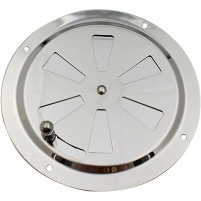 Scotch Aiperq Grille De Ventilation Rond, Ouverture D'Aération Réglable Évent D'Aération En Acier Inox Entrée Et Évacuation D'Air 125mm - Publicité Scotch Aiperq Grille De Ventilation Rond, Ouverture D'Aération Réglable Évent D'Aération En Acier Inox Entrée Et Évacuation D'Air 125mm - Publicité