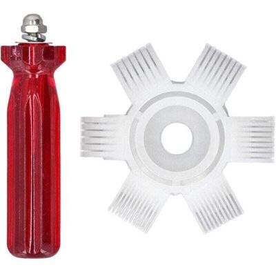 OEM Redresseur D'Ailettes De Condenseur De Climatiseur 6 En 1 Peigne À Ailettes Ac Outil De Nettoyage De Climatisation - Publicité OEM Redresseur D'Ailettes De Condenseur De Climatiseur 6 En 1 Peigne À Ailettes Ac Outil De Nettoyage De Climatisation - Publicité
