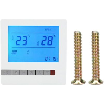 PELTOR Jeffergarden Panneau De Commande De Température Pour Chauffage Au Sol Thermostat Ac220v Avec Écran Lcd - Publicité PELTOR Jeffergarden Panneau De Commande De Température Pour Chauffage Au Sol Thermostat Ac220v Avec Écran Lcd - Publicité