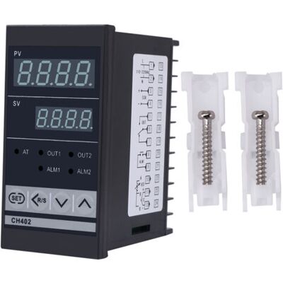 ABYSSE Ch402 Ac85-264v Contrôleur De Température Pid Intelligent Haute Précision, Relais Thermostat, Entrée Tc/rtd - Publicité ABYSSE Ch402 Ac85-264v Contrôleur De Température Pid Intelligent Haute Précision, Relais Thermostat, Entrée Tc/rtd - Publicité