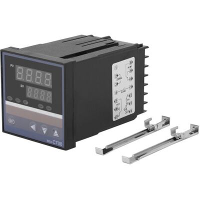 ABYSSE Régulateur De Température Numérique Pid Rex-c700 0-400 °c, Entrée Thermocouple, Sortie Relais 220 V - Publicité ABYSSE Régulateur De Température Numérique Pid Rex-c700 0-400 °c, Entrée Thermocouple, Sortie Relais 220 V - Publicité