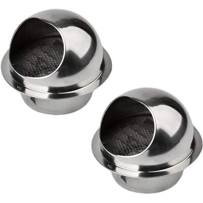 Scotch 2pcs Aérateur Rond Avec Grille En Acier Inoxydable Grille Ronde Couvercle De Ventilation Sortie D'Évacuation Mural Bouches D'Aération 100mm - Publicité Scotch 2pcs Aérateur Rond Avec Grille En Acier Inoxydable Grille Ronde Couvercle De Ventilation Sortie D'Évacuation Mural Bouches D'Aération 100mm - Publicité