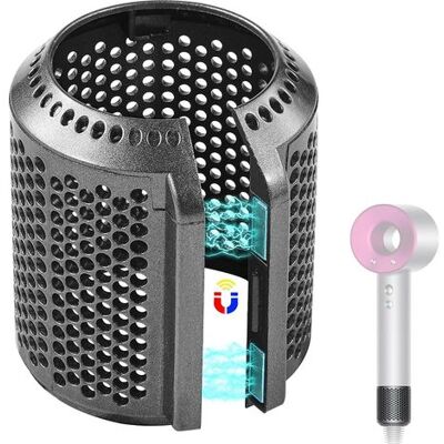 SANS MARQUE Couvercle De Filtre Magnétique Amélioré Pour Sèche-cheveux Dyson Supersonic Hd01 Hd03 Hd08 Hd15 - Couvercle De Filtre Extérieur - Pièces De Rechange (gris Métallisé) - Publicité SANS MARQUE Couvercle De Filtre Magnétique Amélioré Pour Sèche-cheveux Dyson Supersonic Hd01 Hd03 Hd08 Hd15 - Couvercle De Filtre Extérieur - Pièces De Rechange (gris Métallisé) - Publicité