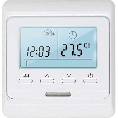 ABYSSE Thermostat D'Ambiance Programmable Avec Sonde 16a Pour Chauffage Au Sol Électrique, Thermostat Numérique Pour Chauffage Au Sol Électrique - Publicité ABYSSE Thermostat D'Ambiance Programmable Avec Sonde 16a Pour Chauffage Au Sol Électrique, Thermostat Numérique Pour Chauffage Au Sol Électrique - Publicité