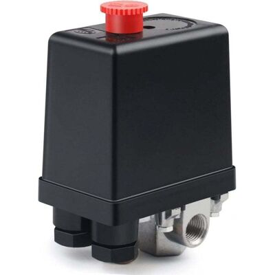 OEM Soupape De Compresseur D'Air 220v Pression Automatique Pressostat Compresseur D'Air Compresseur Interrupteur Contrôle Valve Pour Une Réduction Rapide De La Pression(4 Trous) - Publicité OEM Soupape De Compresseur D'Air 220v Pression Automatique Pressostat Compresseur D'Air Compresseur Interrupteur Contrôle Valve Pour Une Réduction Rapide De La Pression(4 Trous) - Publicité