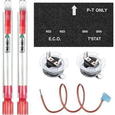ACKERMAN Arrêt Thermique Pour Chauffe-eau Avec Kit D'Assemblage De Thermostat Eco, Pièce De Rechange Homologuée Ul Compatible Avec Atwood 91447 93866 - Publicité ACKERMAN Arrêt Thermique Pour Chauffe-eau Avec Kit D'Assemblage De Thermostat Eco, Pièce De Rechange Homologuée Ul Compatible Avec Atwood 91447 93866 - Publicité