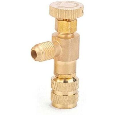 ABYSSE 2pcs R410a Valve 1/4 Charge De Fluide Frigorigene - Publicité ABYSSE 2pcs R410a Valve 1/4 Charge De Fluide Frigorigene - Publicité