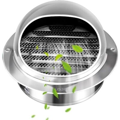 ABYSSE 150mm Grille D'Aération Ronde Grille Ventilation Hotte, Bouchon Rond En Acier Inoxydable 304 Avec/maille - Publicité ABYSSE 150mm Grille D'Aération Ronde Grille Ventilation Hotte, Bouchon Rond En Acier Inoxydable 304 Avec/maille - Publicité