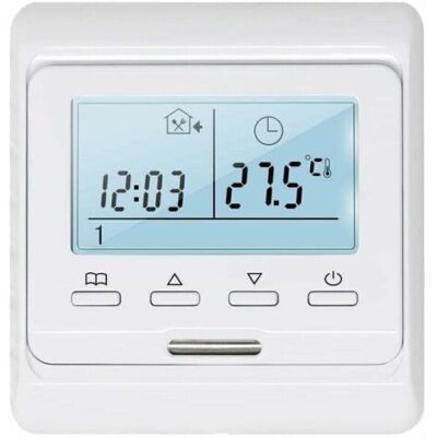 ABYSSE Thermostat D'Ambiance Programmable Avec Sonde 16a Pour Chauffage Électrique Au Sol, Thermostat Numérique Pour Chauffage Électrique Au Sol - Publicité ABYSSE Thermostat D'Ambiance Programmable Avec Sonde 16a Pour Chauffage Électrique Au Sol, Thermostat Numérique Pour Chauffage Électrique Au Sol - Publicité