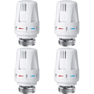 MOXIE Aougo – Tête Thermostatique M30 X 1,5 – Vanne Thermostatique En Plastique Et Alliage – Contrôle Précis De Température – Fonction Antigel - Publicité MOXIE Aougo – Tête Thermostatique M30 X 1,5 – Vanne Thermostatique En Plastique Et Alliage – Contrôle Précis De Température – Fonction Antigel - Publicité