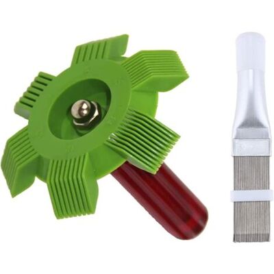 OEM Royaluxe-2 Pièces Peigne À Ailettes, Peigne À Ailettes Ac Peigne, Brosse De Nettoyage À Ailettes, Peigne De Condenseur De Climatiseur, Pour Le Nettoyage, Peigne De Nettoyage Du Condenseur En Plastique - Publicité OEM Royaluxe-2 Pièces Peigne À Ailettes, Peigne À Ailettes Ac Peigne, Brosse De Nettoyage À Ailettes, Peigne De Condenseur De Climatiseur, Pour Le Nettoyage, Peigne De Nettoyage Du Condenseur En Plastique - Publicité