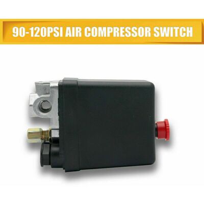 SANS MARQUE G1 / 4pressostat, 240v Triphasé 4 Trous Verticale Vanne De Commande Pressostat Pour Compress D'Air,pressostat Compress Interrupt Régulat De Pression 12 Bar 1 Port - Publicité SANS MARQUE G1 / 4pressostat, 240v Triphasé 4 Trous Verticale Vanne De Commande Pressostat Pour Compress D'Air,pressostat Compress Interrupt Régulat De Pression 12 Bar 1 Port - Publicité
