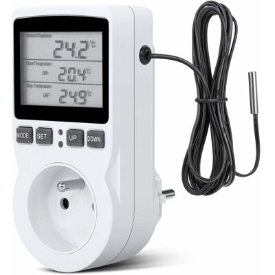 OEM Thermostat Programmable Numérique Avec Sonde Externe Pour Serre Aquarium Chauffage Contrôle Précis Température -ulisem - Publicité OEM Thermostat Programmable Numérique Avec Sonde Externe Pour Serre Aquarium Chauffage Contrôle Précis Température -ulisem - Publicité