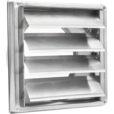 ABYSSE Clapet Anti-retour 150mm Grille D'Aération Avec Clapet Anti-retour, Grille De Protection Météorologique En Acier Inoxydable Avec Lamelles Mobiles, Grille De Ventilation En Acier Inoxydable Avec - Publicité ABYSSE Clapet Anti-retour 150mm Grille D'Aération Avec Clapet Anti-retour, Grille De Protection Météorologique En Acier Inoxydable Avec Lamelles Mobiles, Grille De Ventilation En Acier Inoxydable Avec - Publicité