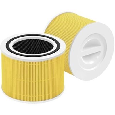 Scotch Lot De 2 Filtres De Rechange Pour Purificateurs D'Air Levoit Core 300 Et Core 300s, Système De Filtration Au Charbon Actif 3 En 1 True H13 Hepa, Filtre Rf Core 300 De Remplacement - Publicité Scotch Lot De 2 Filtres De Rechange Pour Purificateurs D'Air Levoit Core 300 Et Core 300s, Système De Filtration Au Charbon Actif 3 En 1 True H13 Hepa, Filtre Rf Core 300 De Remplacement - Publicité