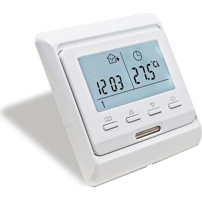 ABYSSE Thermostat Programmable À Écran Lcd Pour Chauffage Au Sol, 16 A, 230 V, Thermostat Mécanique - Publicité ABYSSE Thermostat Programmable À Écran Lcd Pour Chauffage Au Sol, 16 A, 230 V, Thermostat Mécanique - Publicité