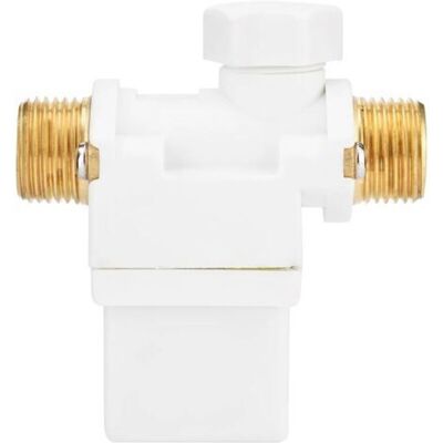 SANS MARQUE Dc 12v Valve Electromagnétique Electrique, Interrupteur À Electrovanne Normalement Fermée Pour Le Chauffe-eau Solaire,g1/2 - Publicité SANS MARQUE Dc 12v Valve Electromagnétique Electrique, Interrupteur À Electrovanne Normalement Fermée Pour Le Chauffe-eau Solaire,g1/2 - Publicité