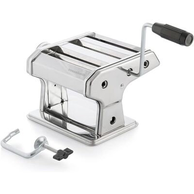 GRASSLIN 1 Machine À Pâtes, Métal, 8 Niveaux Réglage, Spaghettis, Tagliatelles, Lasagnes, Cuisine Domestique - Publicité GRASSLIN 1 Machine À Pâtes, Métal, 8 Niveaux Réglage, Spaghettis, Tagliatelles, Lasagnes, Cuisine Domestique - Publicité