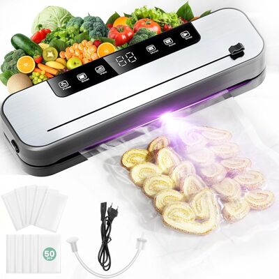OEM Machine De Mise Sous Vide 6 En 1 Pour Aliments,appareil De Mise Sous Vide De 75 Kpa Avec Modes Sec Et Humide - Publicité OEM Machine De Mise Sous Vide 6 En 1 Pour Aliments,appareil De Mise Sous Vide De 75 Kpa Avec Modes Sec Et Humide - Publicité