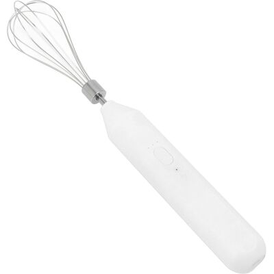 HEAT Batteur À Œufs Électrique Portable, Rechargeable Par Usb, Mousseur À Lait Sans Fil Avec Fouet En Acier Inoxydable, Blanc - Publicité HEAT Batteur À Œufs Électrique Portable, Rechargeable Par Usb, Mousseur À Lait Sans Fil Avec Fouet En Acier Inoxydable, Blanc - Publicité