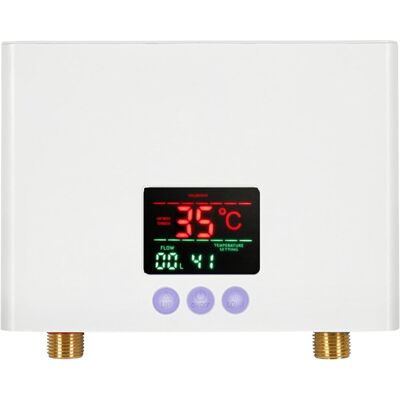 OEM Chauffe-eau Instantané Électrique 3000w – Compact Avec Écran Tactile – Installation Murale Sans Perçage – Protection Anti-surchauffe Ipx4 - Publicité OEM Chauffe-eau Instantané Électrique 3000w – Compact Avec Écran Tactile – Installation Murale Sans Perçage – Protection Anti-surchauffe Ipx4 - Publicité
