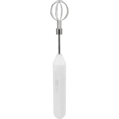 HEAT Batteur Électrique À Main, Trois Vitesses, Alimenté Par Piles, Mousseur À Lait Portatif Pour La Pâtisserie Maison, Blanc - Publicité HEAT Batteur Électrique À Main, Trois Vitesses, Alimenté Par Piles, Mousseur À Lait Portatif Pour La Pâtisserie Maison, Blanc - Publicité