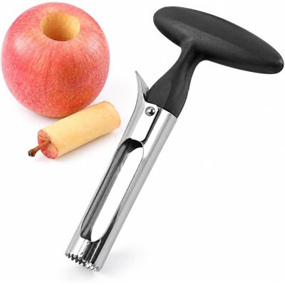 GRASSLIN 1 Vide Pomme, Acier Inoxydable, Poignée Ergonomique, Lame Dentelée, Pour Cuisine Domestique - Publicité GRASSLIN 1 Vide Pomme, Acier Inoxydable, Poignée Ergonomique, Lame Dentelée, Pour Cuisine Domestique - Publicité
