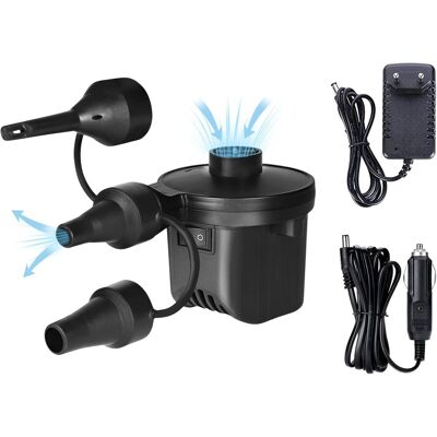 OEM Pompe À Air Électrique Pour Piscines. Gonfleur - Dégonfleur De Matelas Portable. Gonfleur Pour Matelas, Flotteurs, Emballage Sous Vide, Avec 3 Buses. Compresseur 240v Ac / 12v Dc. Publicité OEM Pompe À Air Électrique Pour Piscines. Gonfleur - Dégonfleur De Matelas Portable. Gonfleur Pour Matelas, Flotteurs, Emballage Sous Vide, Avec 3 Buses. Compresseur 240v Ac / 12v Dc. Publicité