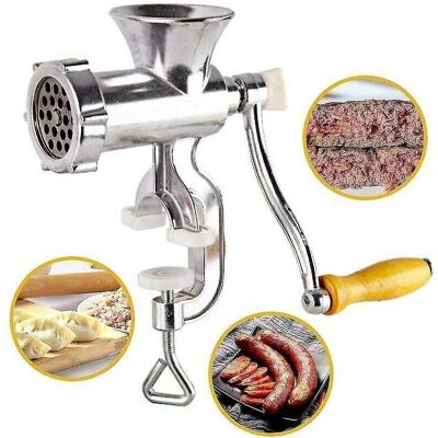 OEM Hachoir À Viande Manuel - Machine À Hacher La Viande Et À Faire Des Saucisses Avec Fonction De Fabrication De Sauce - Idéal Pour La Cuisine. Publicité OEM Hachoir À Viande Manuel - Machine À Hacher La Viande Et À Faire Des Saucisses Avec Fonction De Fabrication De Sauce - Idéal Pour La Cuisine. Publicité