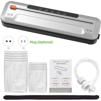 OEM Machine De Mise Sous Vide Puissante Et Compacte (gris Argenté) - Publicité OEM Machine De Mise Sous Vide Puissante Et Compacte (gris Argenté) - Publicité