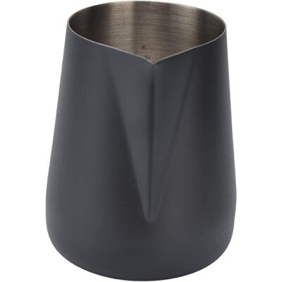 GRASSLIN 1 Pichet À Lait 450 Ml Acier Inoxydable Bec Verseur Précis Machine À Café Noir - Publicité GRASSLIN 1 Pichet À Lait 450 Ml Acier Inoxydable Bec Verseur Précis Machine À Café Noir - Publicité