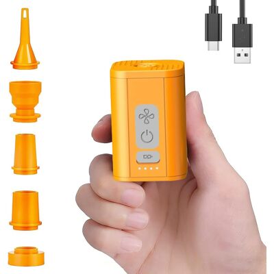 OEM Pompe À Air Pour Gonflables, Petite Pompe À Air Portable 5 Kpa, Pompe Électrique Puissante Avec 5 Buses Pour Flotteurs De Piscine, Matelas Pneumatique De Piscine, Sacs Sous Vide, Orange - Publicité OEM Pompe À Air Pour Gonflables, Petite Pompe À Air Portable 5 Kpa, Pompe Électrique Puissante Avec 5 Buses Pour Flotteurs De Piscine, Matelas Pneumatique De Piscine, Sacs Sous Vide, Orange - Publicité