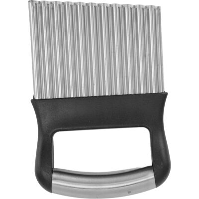 HEAT Coupe-pommes De Terre Ondulées En Acier Inoxydable Antirouille Avec Poignée Ergonomique Pour La Cuisine - Publicité HEAT Coupe-pommes De Terre Ondulées En Acier Inoxydable Antirouille Avec Poignée Ergonomique Pour La Cuisine - Publicité