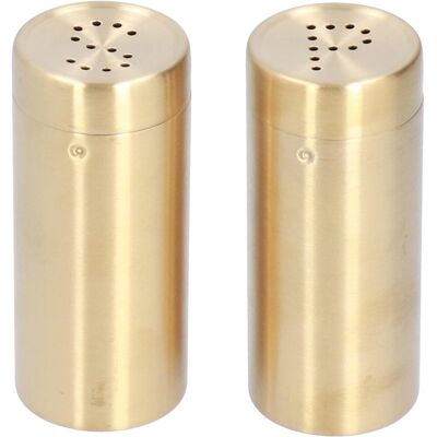 GRASSLIN 2 Pots D'Assaisonnement,acier Inoxydable,or,cuisine,camping - Publicité GRASSLIN 2 Pots D'Assaisonnement,acier Inoxydable,or,cuisine,camping - Publicité