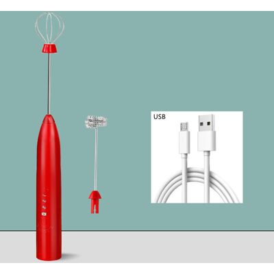 OEM Mousseur À Lait Électrique Usb Accessoire En Acier Inoxydable (rouge) - Publicité OEM Mousseur À Lait Électrique Usb Accessoire En Acier Inoxydable (rouge) - Publicité