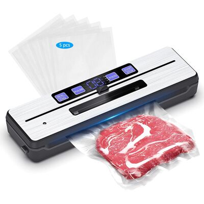 OEM Machine Sous Vide Alimentaire, Appareil De Mise Sous Vide Avec 6 Modes, Bac De Récupération Amovible, Lame De Coupe Et Deux Fils Chauffants - Publicité OEM Machine Sous Vide Alimentaire, Appareil De Mise Sous Vide Avec 6 Modes, Bac De Récupération Amovible, Lame De Coupe Et Deux Fils Chauffants - Publicité