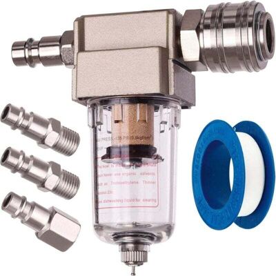OEM Filtre À Air Comprimé Séparation Eau Huile Intégrée Raccord Rapide Inclus Filtration Haute Performance Ateliers Professionnels-ulisem - Publicité OEM Filtre À Air Comprimé Séparation Eau Huile Intégrée Raccord Rapide Inclus Filtration Haute Performance Ateliers Professionnels-ulisem - Publicité
