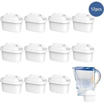 OEM Pack De 12 Cartouches Filtrantes Brita Maxtra Plus – Filtration Améliorée – Élimine Chlore, Plomb Et Arsenic – Compatible Carafes Marella - Publicité OEM Pack De 12 Cartouches Filtrantes Brita Maxtra Plus – Filtration Améliorée – Élimine Chlore, Plomb Et Arsenic – Compatible Carafes Marella - Publicité