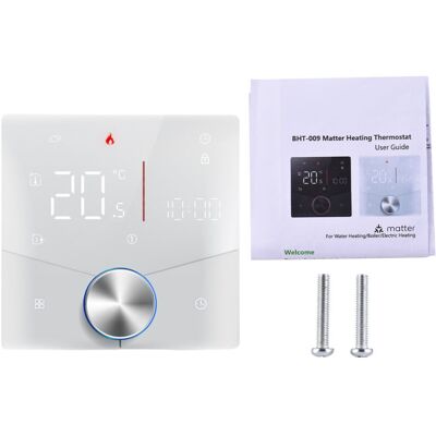 OEM Thermostat Sans Fil Pour Systèmes D'Eau Chaude Sanitaire, Compatible Avec Application Et Assistant Vocal, Écran Tactile Numérique Led Couleur.-crezuo - Publicité OEM Thermostat Sans Fil Pour Systèmes D'Eau Chaude Sanitaire, Compatible Avec Application Et Assistant Vocal, Écran Tactile Numérique Led Couleur.-crezuo - Publicité