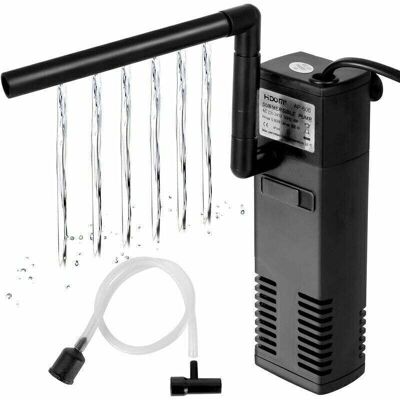 OEM Filtre Aquarium À Débit D’eau 4 W 600l/h Filtre Interne Pour Aquarium 60l Filtre Pompe Aquarium Avec Éponges Filtrantes Pour Poisson - Publicité OEM Filtre Aquarium À Débit D’eau 4 W 600l/h Filtre Interne Pour Aquarium 60l Filtre Pompe Aquarium Avec Éponges Filtrantes Pour Poisson - Publicité