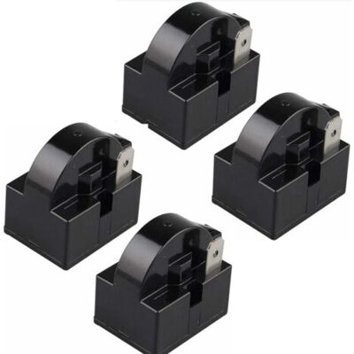SCORPIO Lot De 4 Relais De Démarrage Ptc 15 Ohm 220 V À Une Broche Ptc Pour Réfrigérateur Congélateur Et Compresseur Noir(1 Pied) - Publicité SCORPIO Lot De 4 Relais De Démarrage Ptc 15 Ohm 220 V À Une Broche Ptc Pour Réfrigérateur Congélateur Et Compresseur Noir(1 Pied) - Publicité
