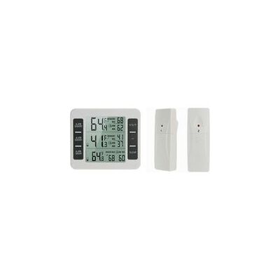 OEM Lot De 1 Thermomètre De Frigo Congelateur, Thermomètre De Réfrigérateur Sans Fil Avec 2 Capteurs, Alarme Sonore, Min/max, Thermomètre In/extérieur Pour Maison Cuisine Restaurant Bars Café - Publicité OEM Lot De 1 Thermomètre De Frigo Congelateur, Thermomètre De Réfrigérateur Sans Fil Avec 2 Capteurs, Alarme Sonore, Min/max, Thermomètre In/extérieur Pour Maison Cuisine Restaurant Bars Café - Publicité
