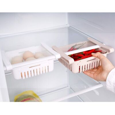 OEM Boite Rangement Frigo Réfrigérateur Escamotable Avec Tiroir Organisateur Boîte De Rangement Pour Réfrigérateur Garder Le Réfrigérateur (2 Pack) - Publicité OEM Boite Rangement Frigo Réfrigérateur Escamotable Avec Tiroir Organisateur Boîte De Rangement Pour Réfrigérateur Garder Le Réfrigérateur (2 Pack) - Publicité