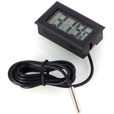 OEM Thermomètre Numérique Lcd Avec Sonde Externe Pour Réfrigérateur, Congélateur Et Aquarium (noir) - Publicité OEM Thermomètre Numérique Lcd Avec Sonde Externe Pour Réfrigérateur, Congélateur Et Aquarium (noir) - Publicité