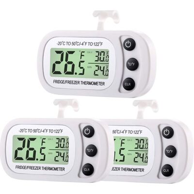 Scotch Thermomètre Digital De Réfrigérateur Congélateur Thermomètre De Salle De Réfrigérateur Thermomètre De Température Du Refroidisseur Étanche Avec Fonction D'Enregistrement Max Min Grand - Publicité Scotch Thermomètre Digital De Réfrigérateur Congélateur Thermomètre De Salle De Réfrigérateur Thermomètre De Température Du Refroidisseur Étanche Avec Fonction D'Enregistrement Max Min Grand - Publicité