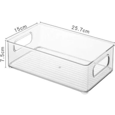 SANS MARQUE Boîte De Rangement Empilable Pour Réfrigérateur Avec Poignée, En Plastique Transparent, Pour Congélateur, Garde-manger Et Cuisine. Publicité SANS MARQUE Boîte De Rangement Empilable Pour Réfrigérateur Avec Poignée, En Plastique Transparent, Pour Congélateur, Garde-manger Et Cuisine. Publicité