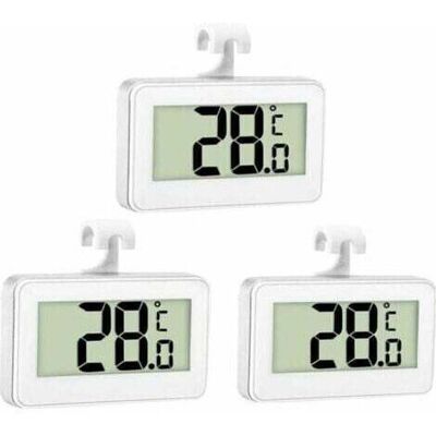 SCORPIO 3x Thermomètre De Réfrigérateur Thermomètre Numérique Congélateur Thermomètre Refrigerateur Chambre Thermomètre Congélateur Imperméable Avec Écran Lcd - Publicité SCORPIO 3x Thermomètre De Réfrigérateur Thermomètre Numérique Congélateur Thermomètre Refrigerateur Chambre Thermomètre Congélateur Imperméable Avec Écran Lcd - Publicité