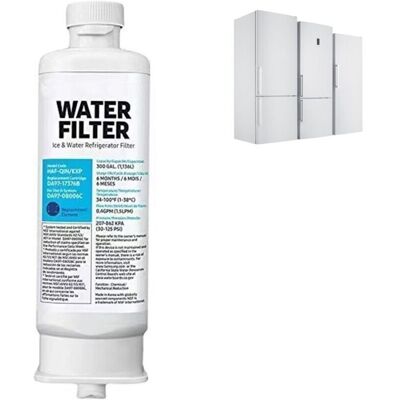 OEM Filtre À Eau Blanc Pour Réfrigérateur, Pièce De Rechange Da97 17376b - Publicité OEM Filtre À Eau Blanc Pour Réfrigérateur, Pièce De Rechange Da97 17376b - Publicité