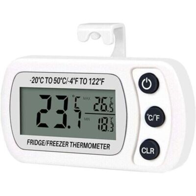 SANS MARQUE Thermomètre De Réfrigérateur Thermomètre De Pièce De Congélateur Numérique Etanche,-20 ℃ À 50 ℃ (-4℉ À 122℉) Avec Grand Ecran Lcd - Publicité SANS MARQUE Thermomètre De Réfrigérateur Thermomètre De Pièce De Congélateur Numérique Etanche,-20 ℃ À 50 ℃ (-4℉ À 122℉) Avec Grand Ecran Lcd - Publicité